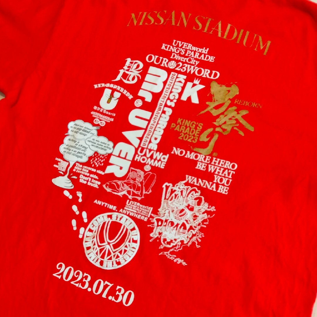 UVERworld - UVERworld 日産スタジアム男祭り2023限定Tシャツ UVERworld - UVERworld 日産スタジアム男祭り2023限定Tシャツ
