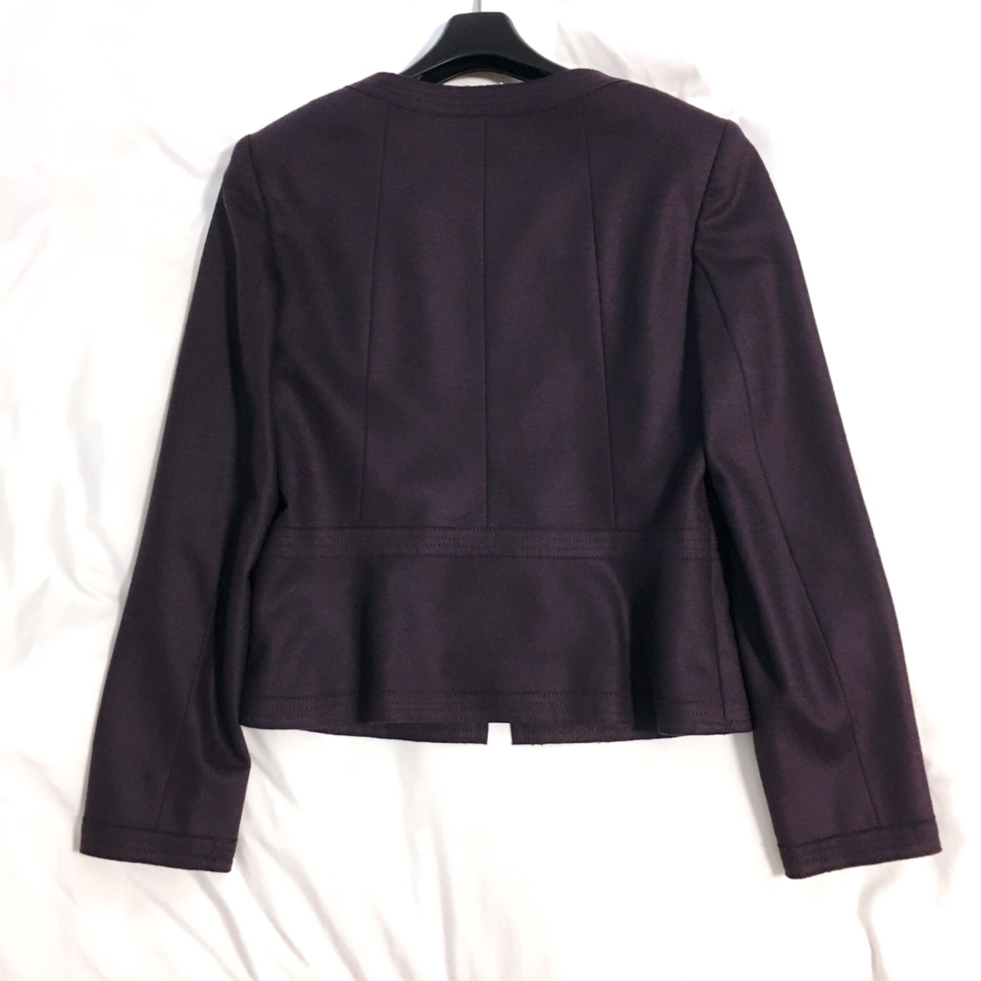 ANAYI(アナイ)の【新品】ANAYI セットアップ ノーカラー スカートスーツ 38 高級 レディースのフォーマル/ドレス(スーツ)の商品写真