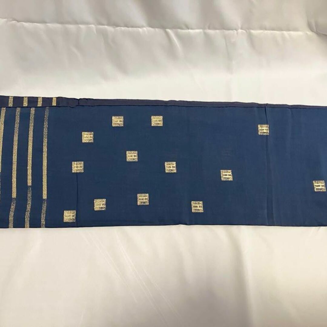 HERMES / エルメス Hロゴ ストール ネイビー レディース