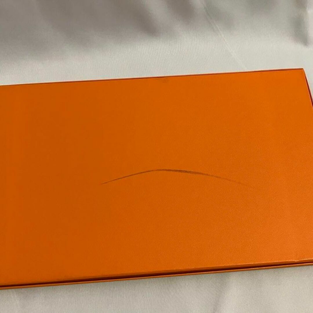 HERMES / エルメス Hロゴ ストール ネイビー レディース