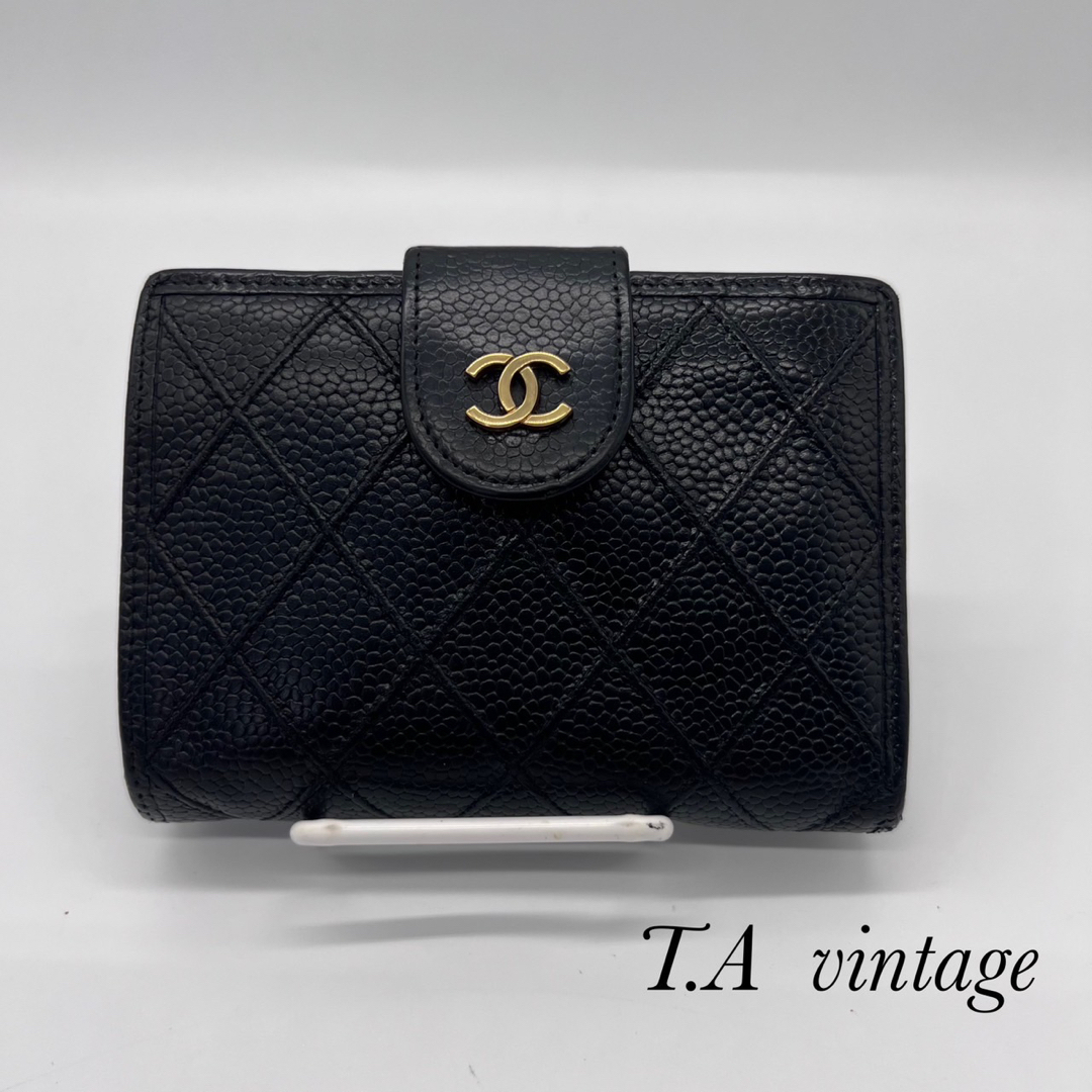 ☆これ以上値下げできません☆CHANEL シャネル キャビアスキン 長財布-
