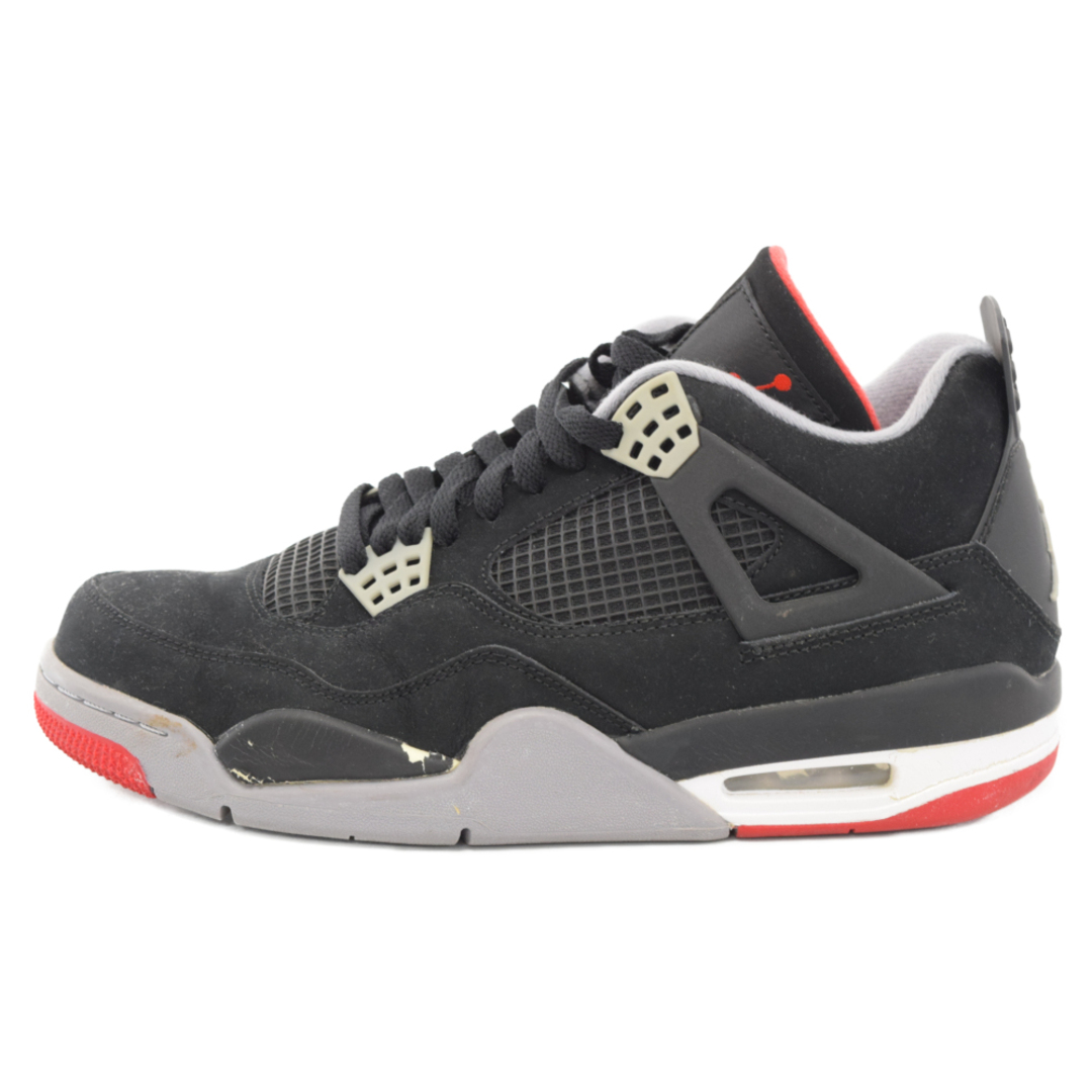 NIKE ナイキ AIR JORDAN 4 RETRO 2012 エアジョーダン4 レトロ ブレッド ブラック US9 308497-089