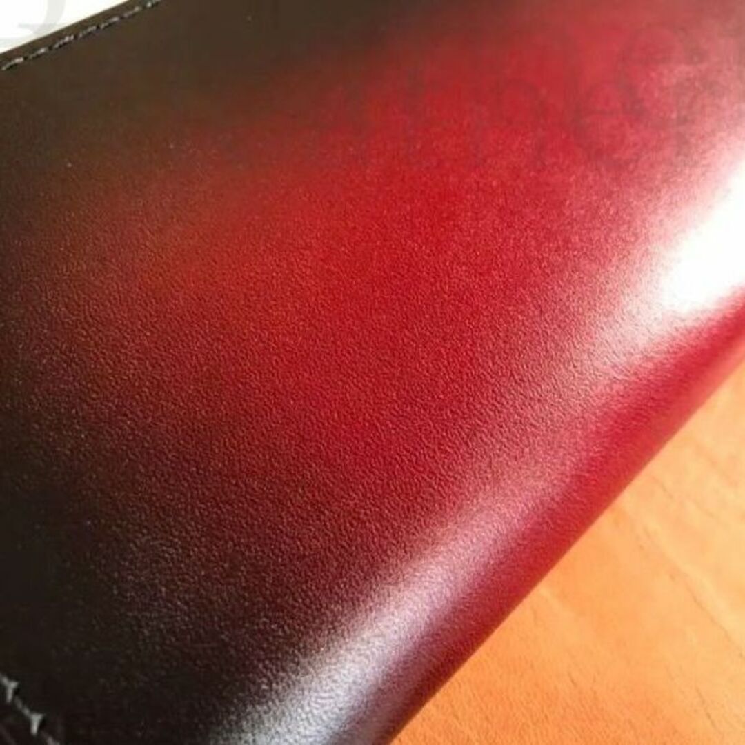 イタリアンレザー 本革 財布 長財布 ラウンドファスナー ハンドメイド #619