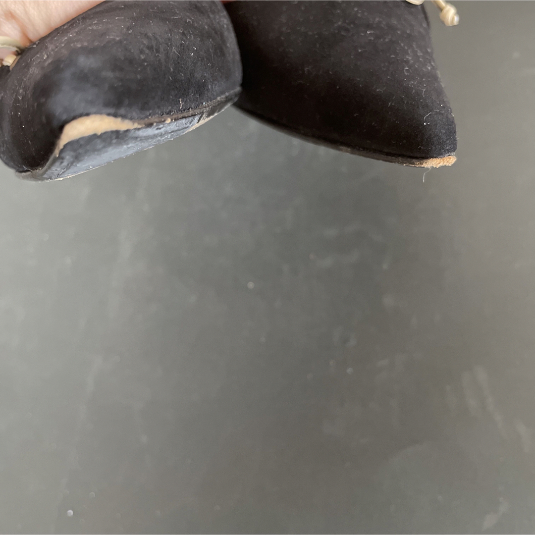 BRUNOMAGLI(ブルーノマリ)の【BRUNOMAGLI】リボン付きパンプス　22.5cm レディースの靴/シューズ(ハイヒール/パンプス)の商品写真