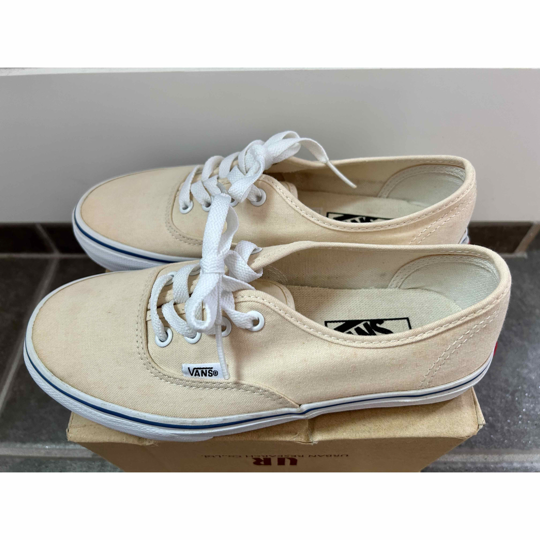 新品　バンズ オーセンティック VANS AUTHENTIC ナチュラル　白