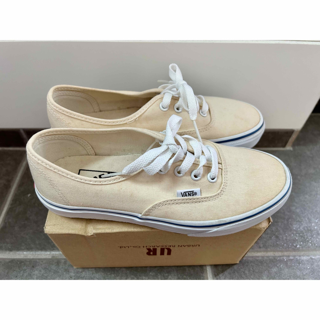 新品　バンズ オーセンティック VANS AUTHENTIC ナチュラル　白