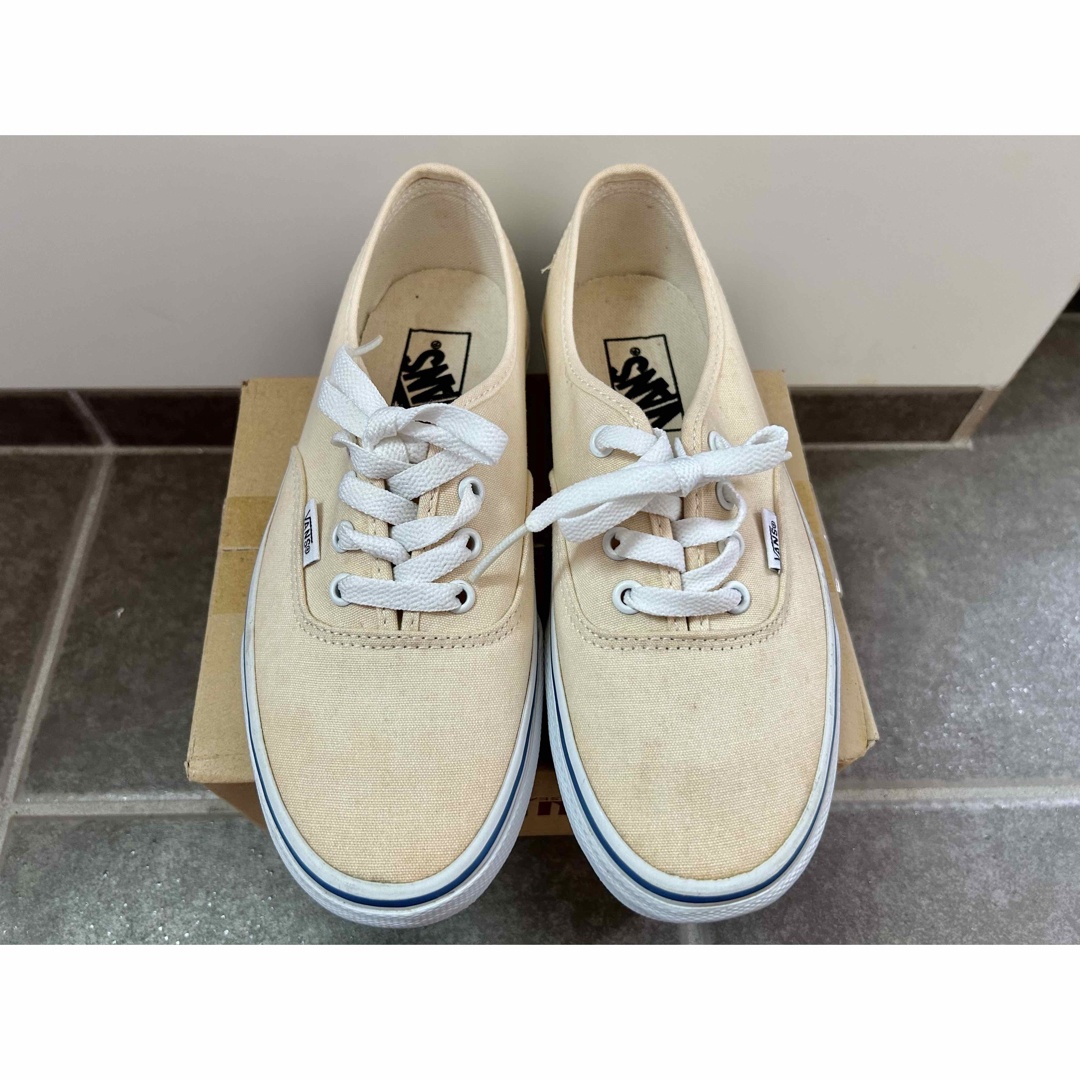 新品　バンズ オーセンティック VANS AUTHENTIC ナチュラル　白