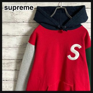 シュプリーム ノースフェイス パーカー(メンズ)(グリーン・カーキ