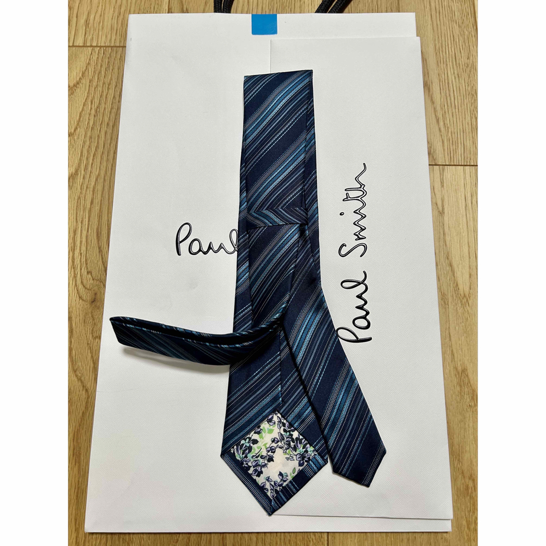 受賞店 ポールスミス Paul Smith ネクタイ シルク レジメンタル 一点物