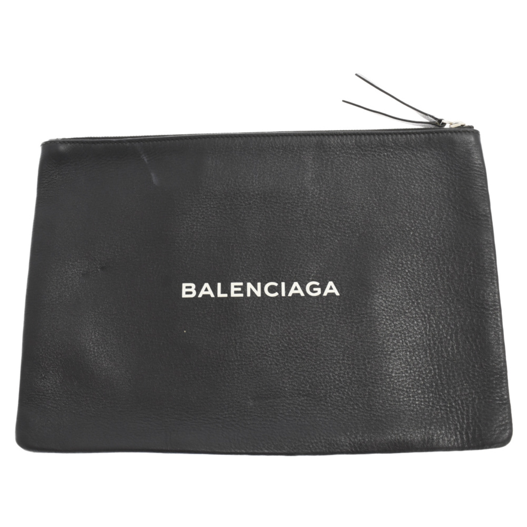 BALENCIAGA バレンシアガ EVERYDAY LOGO CLIP M エブリデイロゴクリップM クラッチバッグ 485110 ブラック