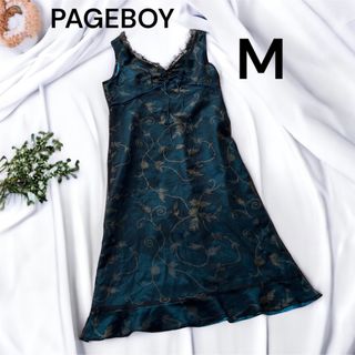 ページボーイ(PAGEBOY)のページボーイ　PAGEBOY シフォンワンピース　膝丈ワンピース　花柄(ひざ丈ワンピース)