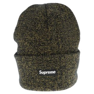 シュプリーム(Supreme)のSUPREME シュプリーム 16SS Tinsel Beanie ラメ入りボックスロゴニット帽 ビーニー ブラック/ゴールド(ニット帽/ビーニー)