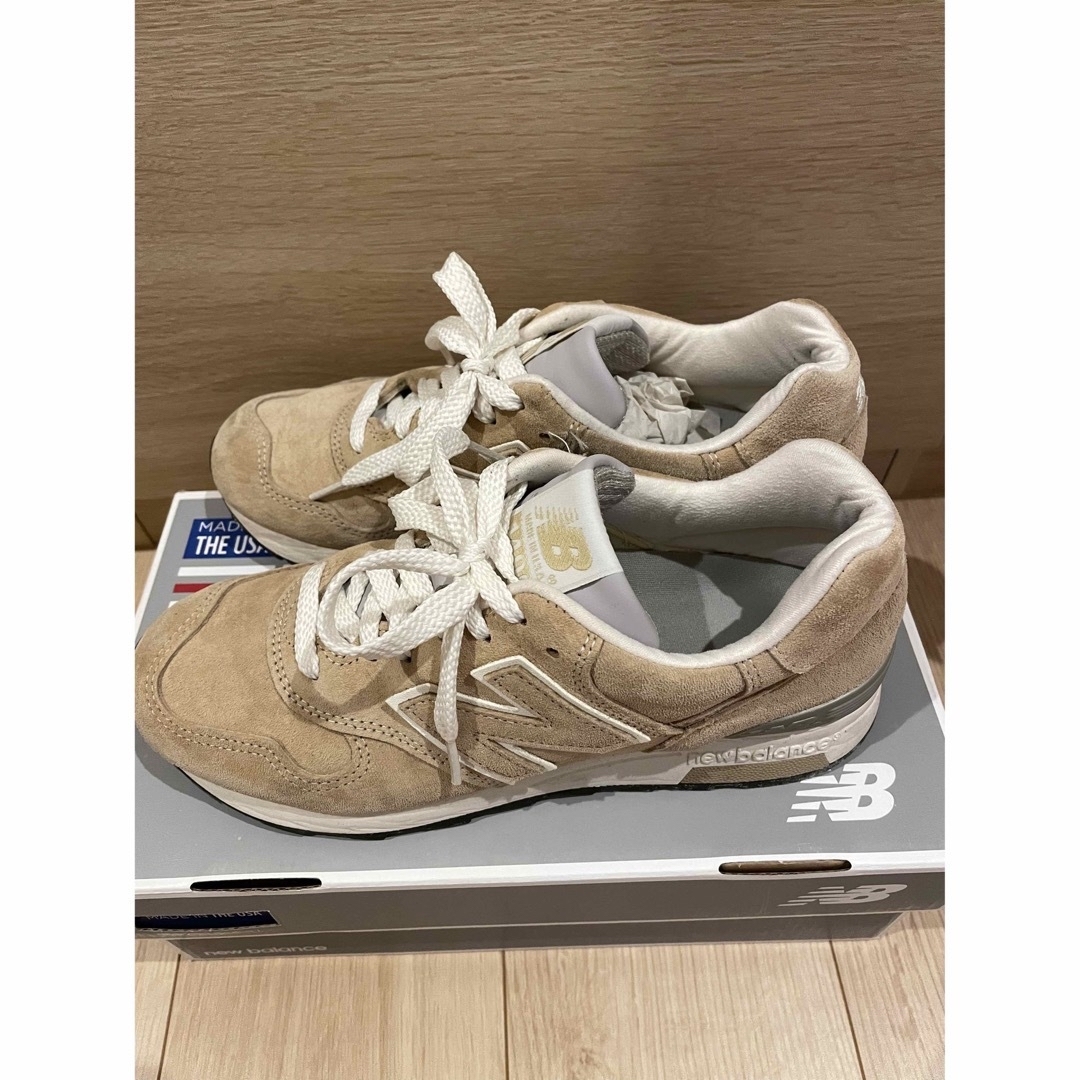 希少品 newbalance ニューバランス1400 ベージュ 24cm-