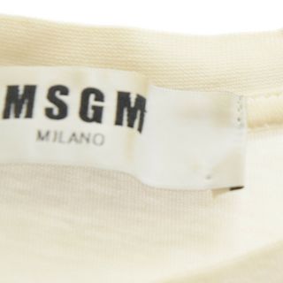 レア 美品 MSGM ロゴストライプ ブルー 長袖シャツ 38