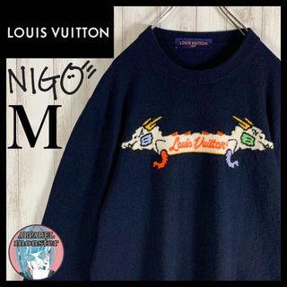 【限定コラボ】ルイヴィトン×NIGO ドラゴン 22SS カシミヤ混 セーター