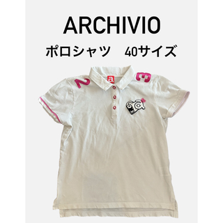 アルチビオ(archivio)のARCHIVIO ポロシャツ　40サイズ　ゴルフウェア(ポロシャツ)