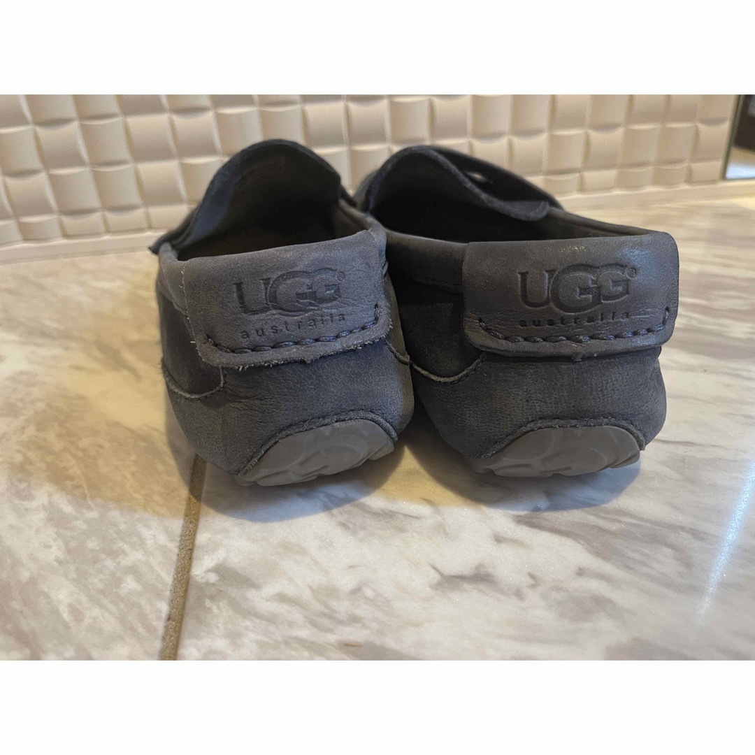 UGG TUCKER/ローファー/28cm/NVY/ネイビー/レザー/1