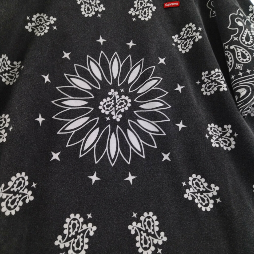 Supreme Small Box Tee Bandana Black バンダナ