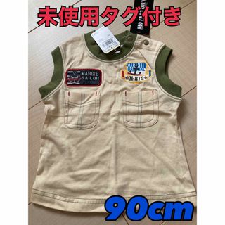 ノースリーブ　トップス　ベビー　キッズ　90cm(Tシャツ/カットソー)