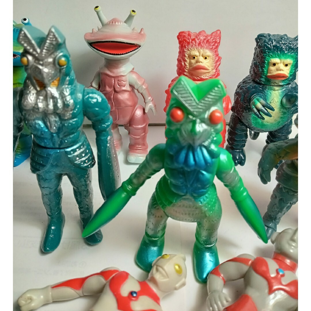 ブルマァク魂ウルトラ怪獣シリーズ7体バンダイソフビ人形- ブルマァク魂ウルトラ怪獣シリーズ7体バンダイソフビ人形-