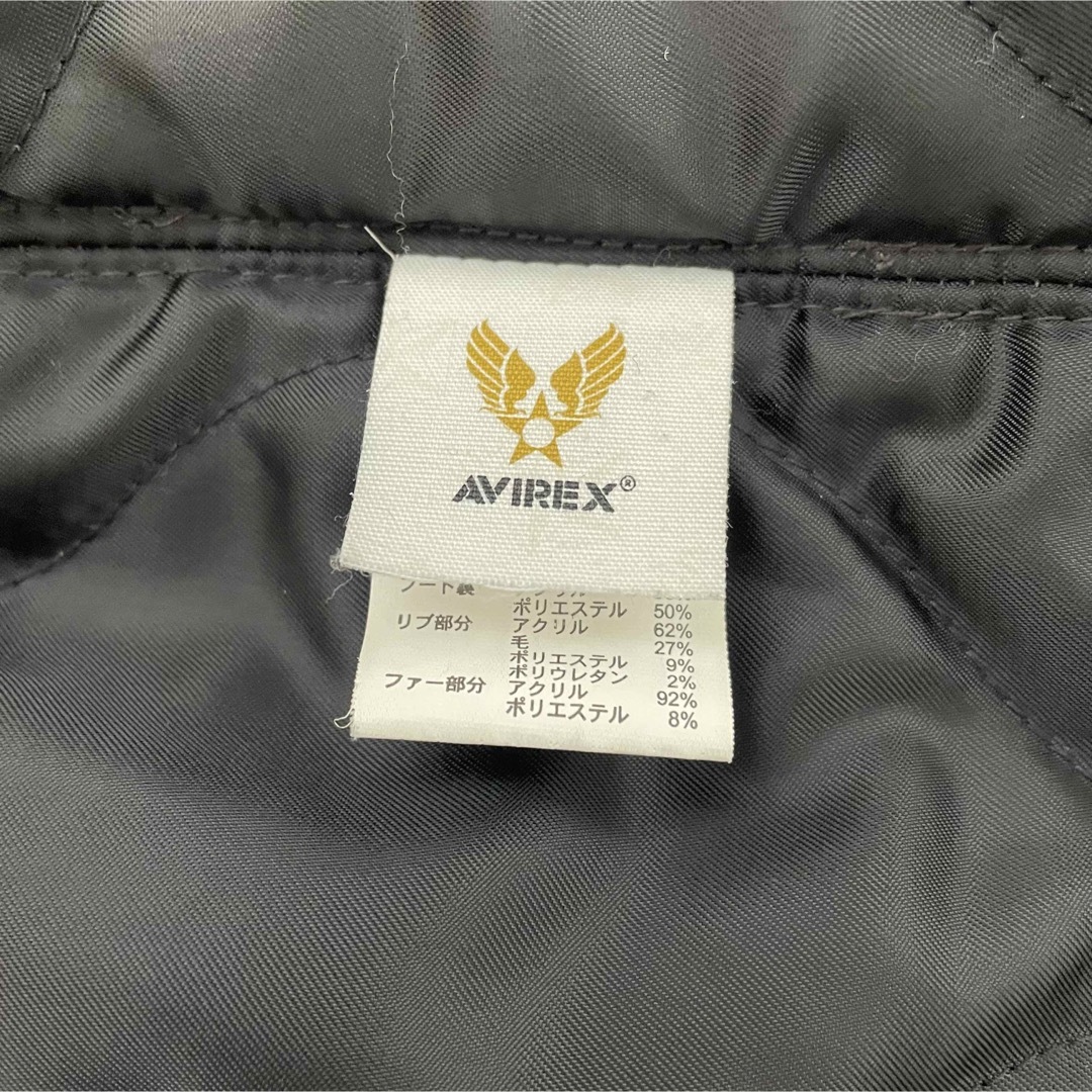 AVIREX N-3B コマーシャル モッズコートＡライン ブラック　サイズM