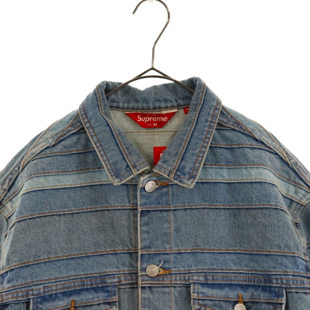 Supreme SUPREME シュプリーム 22AW Layered Denim Trucker Jacket レイヤード デニム トラッカー  ジャケット インディゴの通販 by BRINGラクマ店｜シュプリームならラクマ