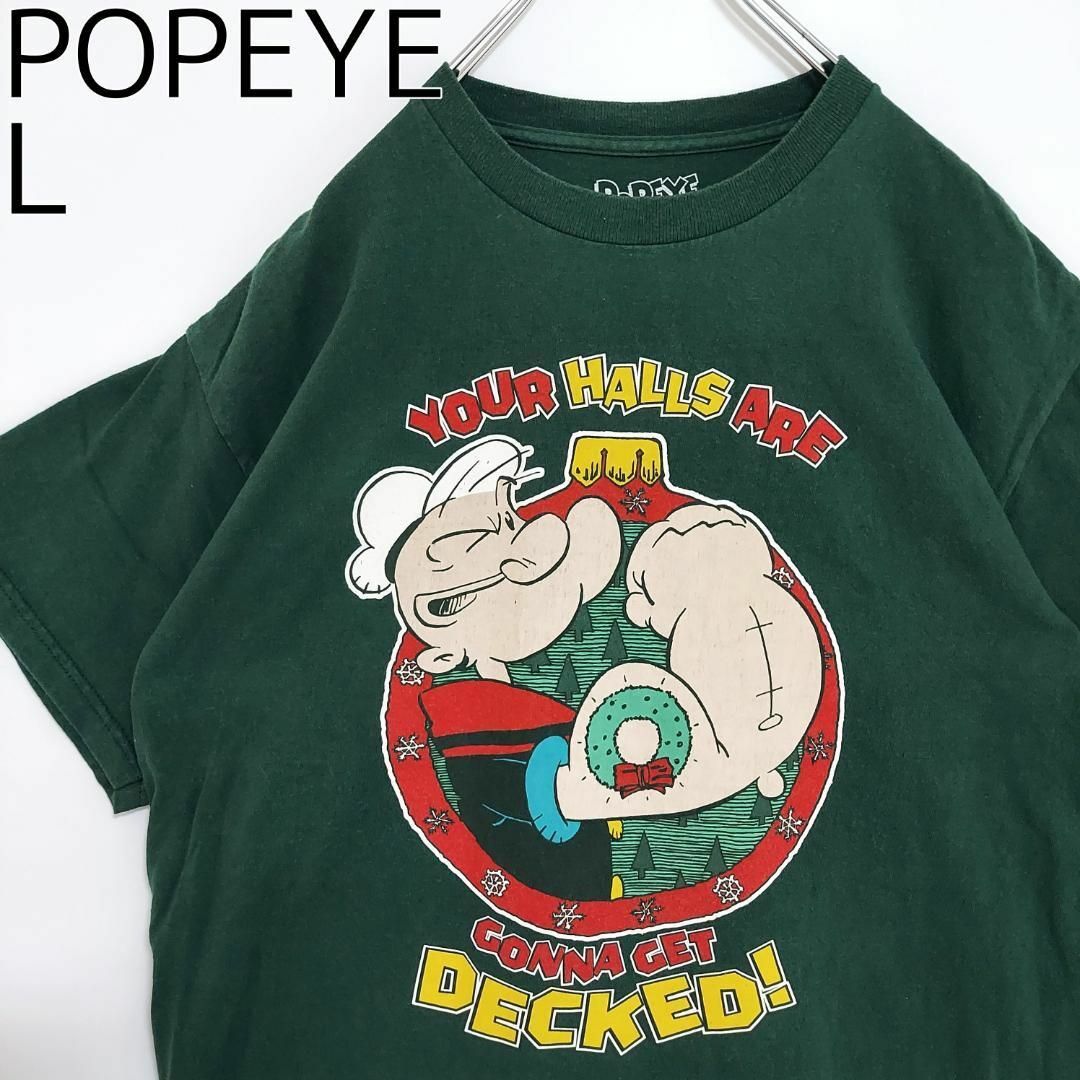 【POPEYE】ポパイ キャラクター Tシャツ レッド 半袖