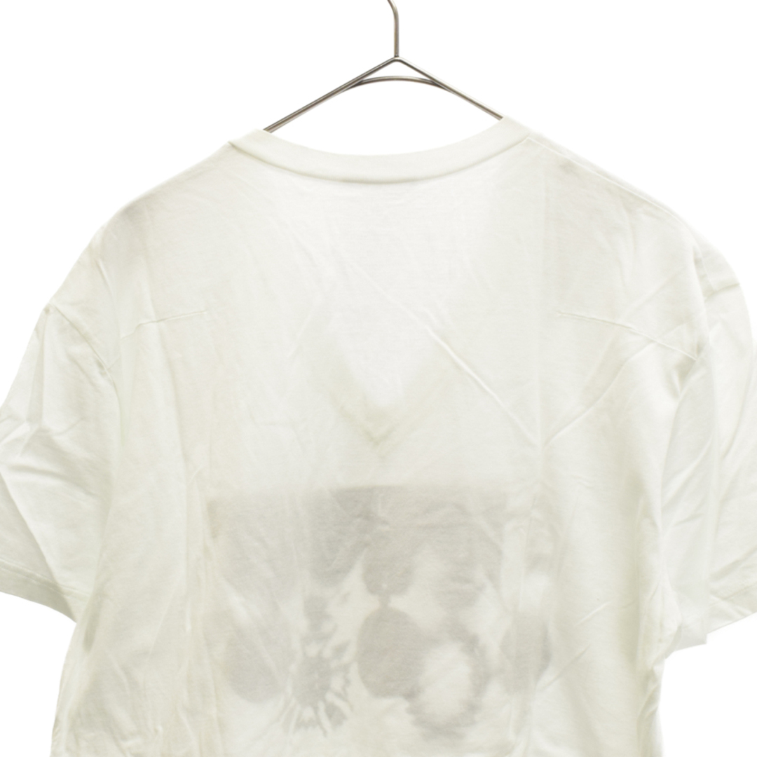 Dior HOMME ディオールオム ショルダー メッシュ 切替 Vネック 半袖カットソー Tシャツ ホワイト 363J639Z0326