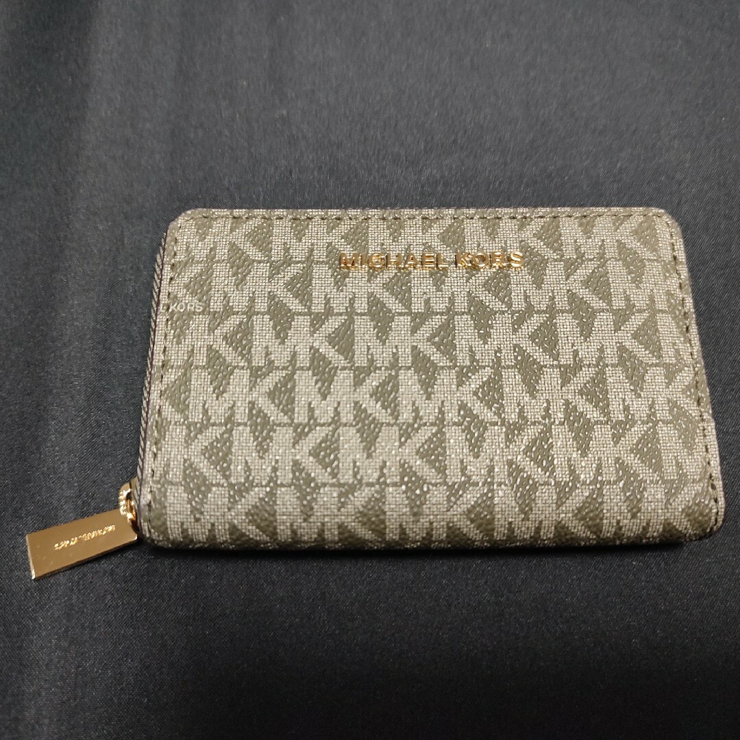 MICHAEL KORS コインケース 小銭入れ 財布 シグネチャー グレー