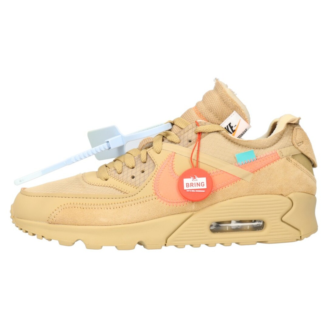 US9 27.0 NIKE OFF-WHITE THE 10 AM90 ベージュ