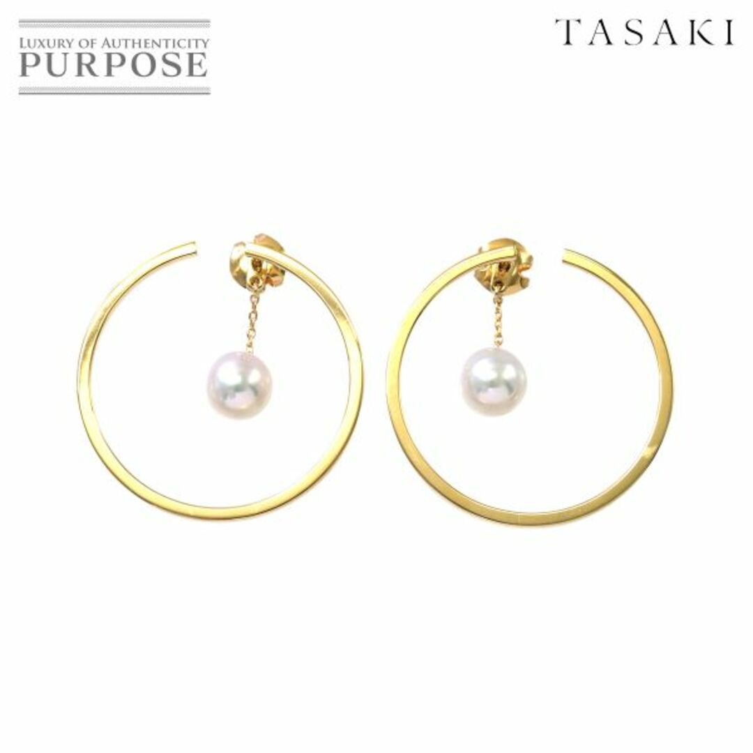 TASAKI 7mmあこや真珠ピアス（18k）