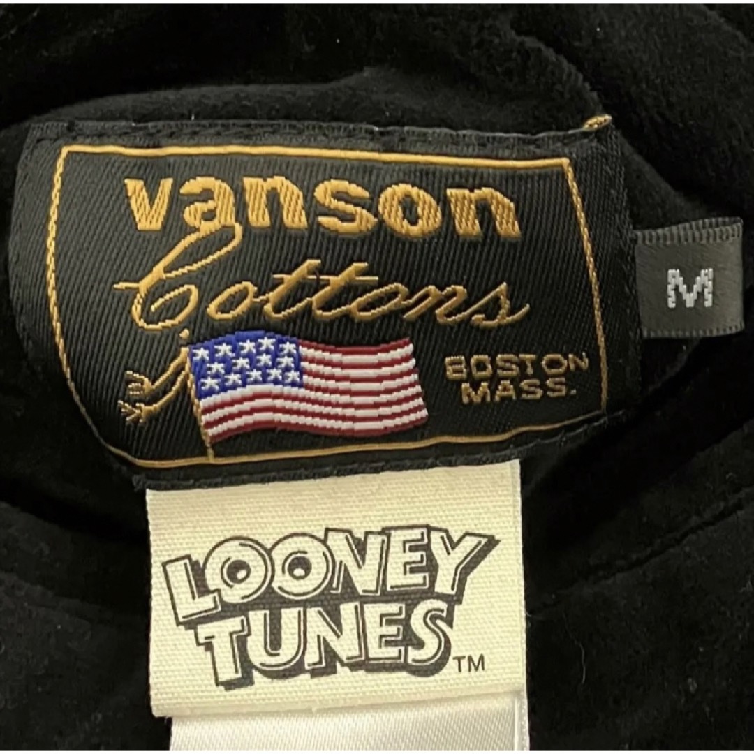 VANSON - VANSON×Looney Tunes スカジャン 2WAY ベロア レーヨンの通販