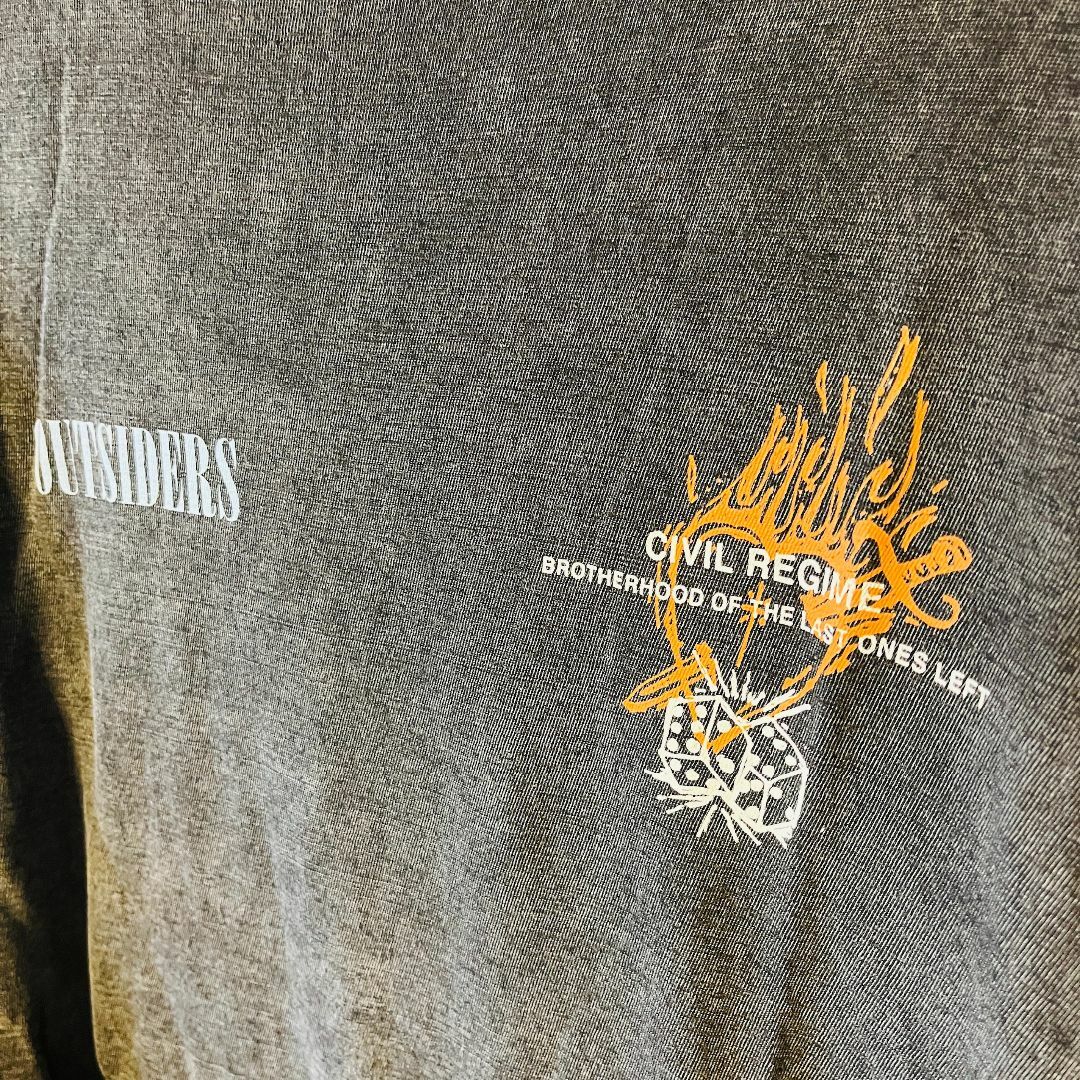 CIVIL REGIME OUTSIDERS S/S T-Shirt XLサイズ メンズのトップス(Tシャツ/カットソー(半袖/袖なし))の商品写真