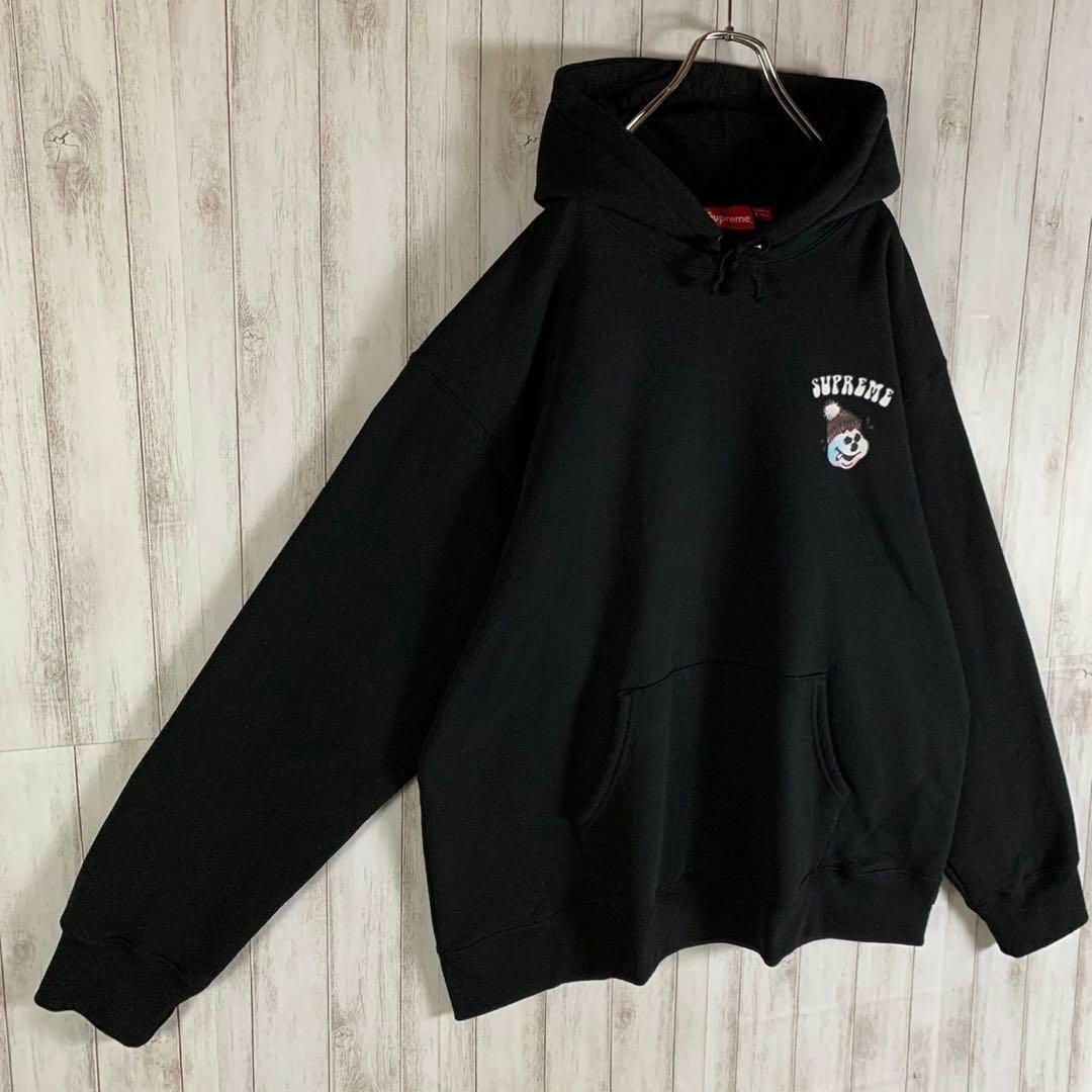 supreme スノーマン　パーカー　即完売　希少商品　黒　XL