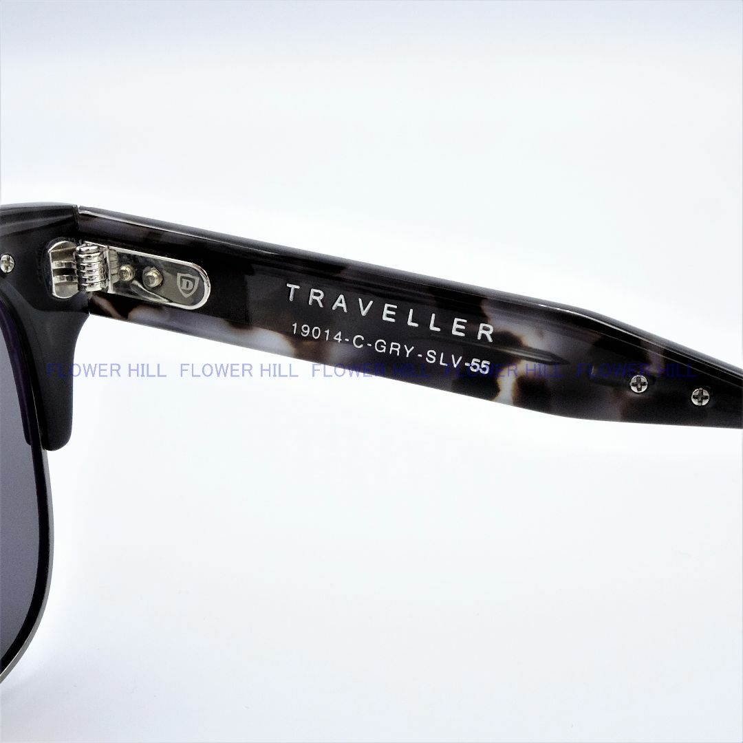 DITAディータモデルDITA サングラス TRAVELLER 19014-C-GRY-SLV-55