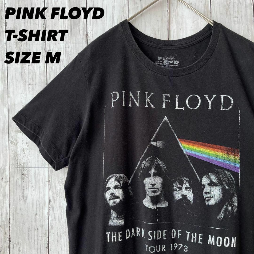 MUSIC TEE(ミュージックティー)のロックバンドTシャツ古着PINK FLOYDピンクフロイドプリントTシャツ　M黒 メンズのトップス(Tシャツ/カットソー(半袖/袖なし))の商品写真