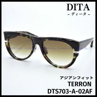 ディータ(DITA)のDITA サングラス TERRON DTS703-A-02AF ハバナ/ゴールド(サングラス/メガネ)