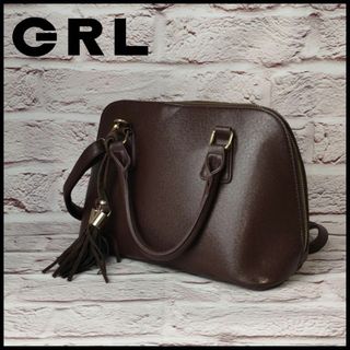 GRL　グレイル　バッグ　2WAYバッグ　ショルダーバッグ　ハンドバッグ　高級感