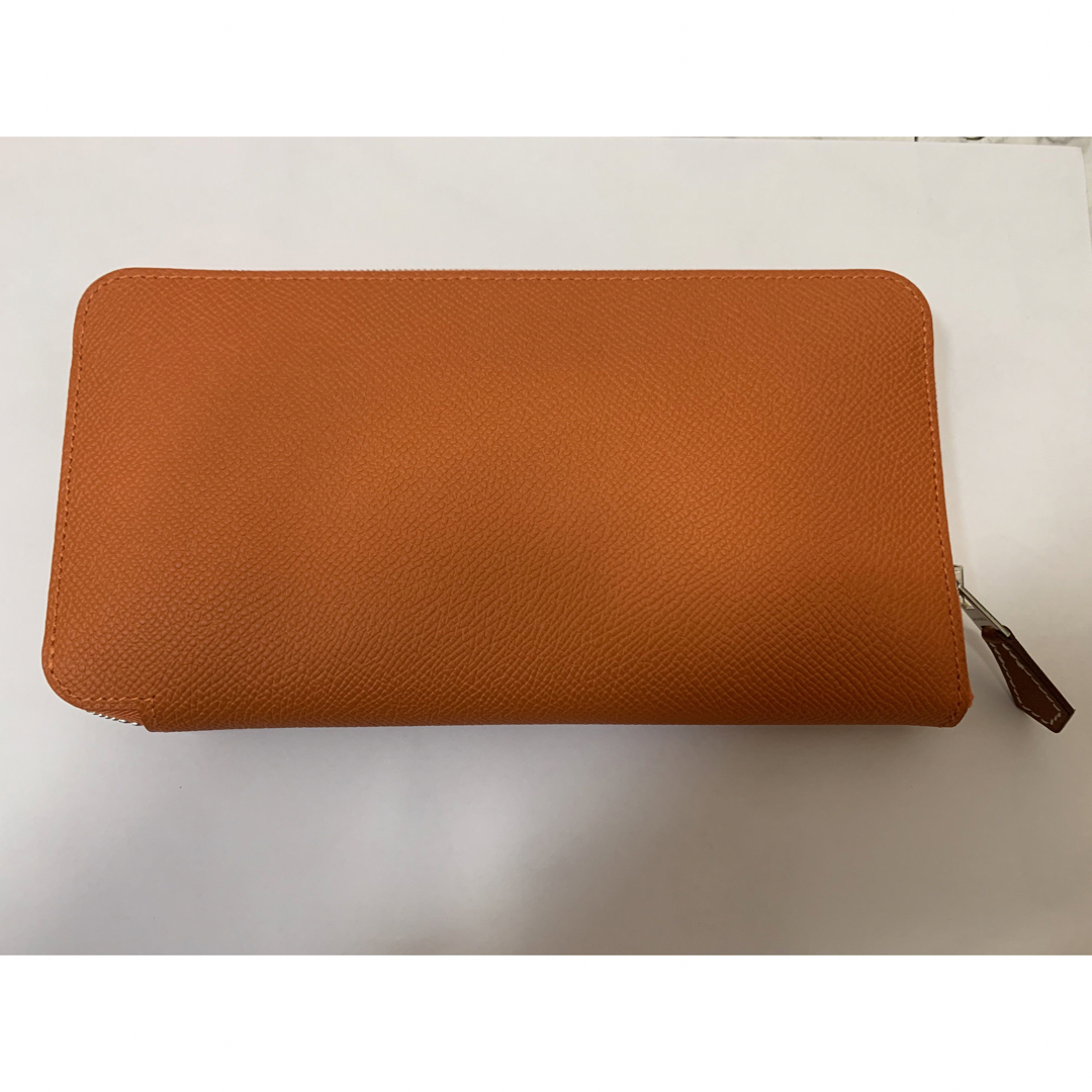 （新品・未使用品）エルメス HERMES 長財布 シルクイン オレンジ