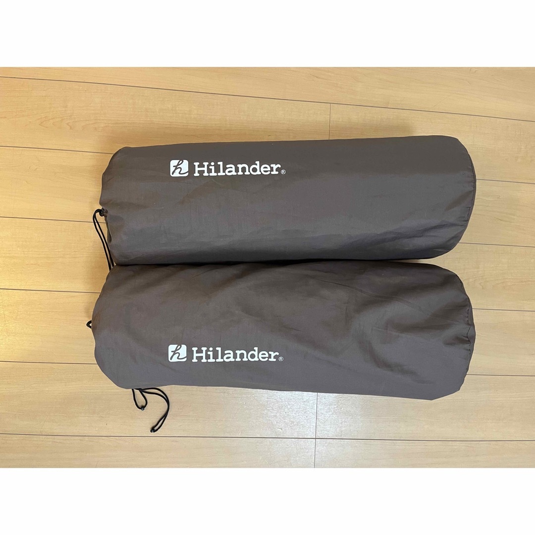 Hilander(ハイランダー)のハイランダー　インフレーターマット　ダブル　２枚 スポーツ/アウトドアのアウトドア(寝袋/寝具)の商品写真