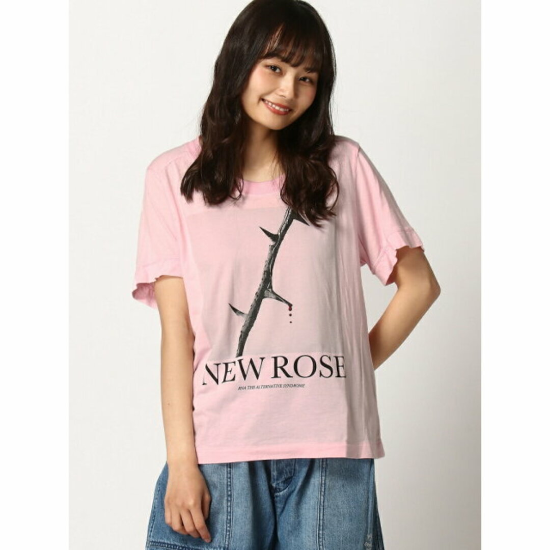 RNA(アールエヌエー)の【ペールピンク】NEW ROSE Tシャツ レディースのトップス(カットソー(長袖/七分))の商品写真