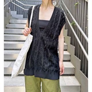 ☆新品タグ付き Spick and Span ニットベスト-