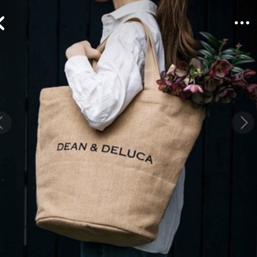 DEAN & DELUCA(ディーンアンドデルーカ)の『新品未使用』DEAN&DELUCA ジュースバッグ  レディースのバッグ(かごバッグ/ストローバッグ)の商品写真