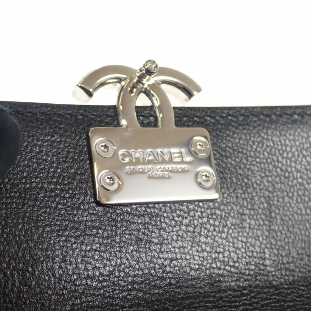 中古】【ABランク】CHANEL シャネル プッシュロックナノウォレット 三