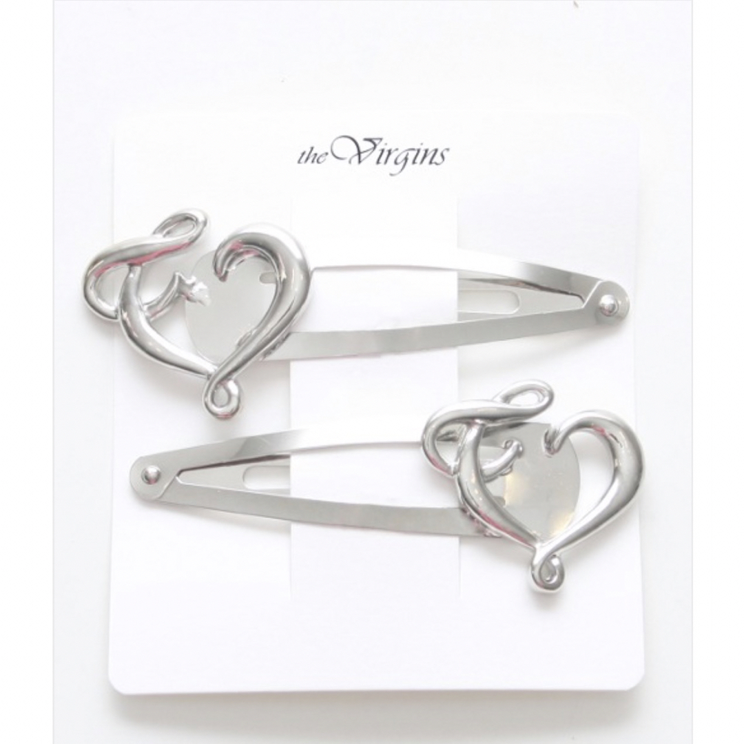 the virgins heart logo clip ヘアピン