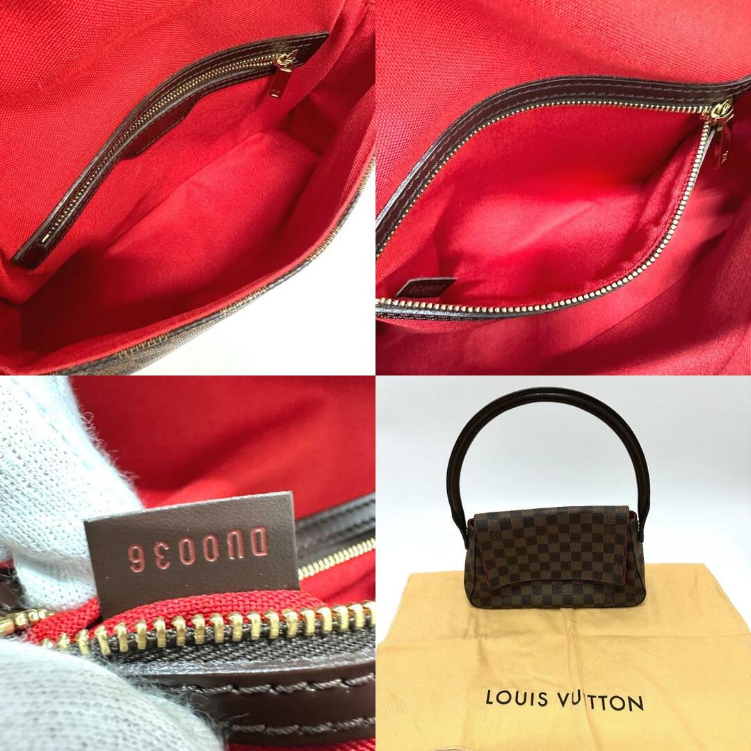 ルイヴィトン LOUIS VUITTON ミニルーピング N51158 ダミエ SPO スペシャルオーダー トートバッグ ダミエキャンバス ブラウン