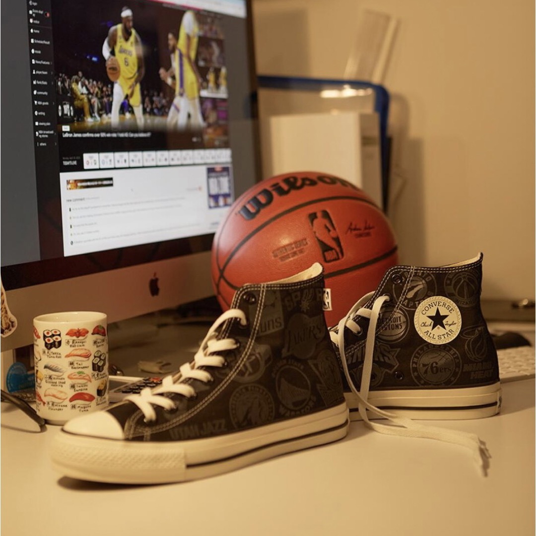 ALL STAR（CONVERSE） - NBA RakutenconverseAllstar Hi Black NBA の ...