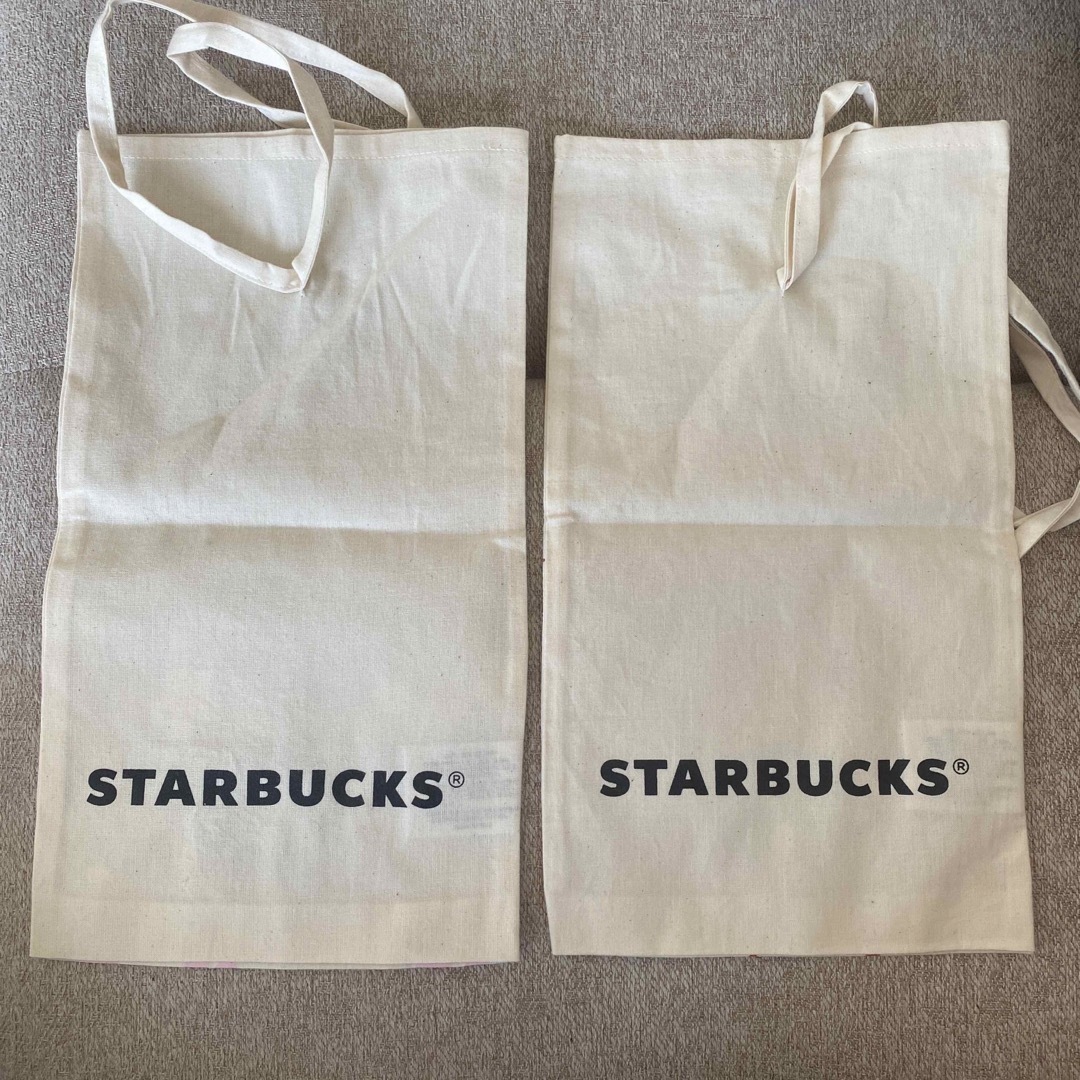 Starbucks(スターバックス)のスターバックス　ギフト用巾着　限定柄 ハンドメイドのファッション小物(ポーチ)の商品写真