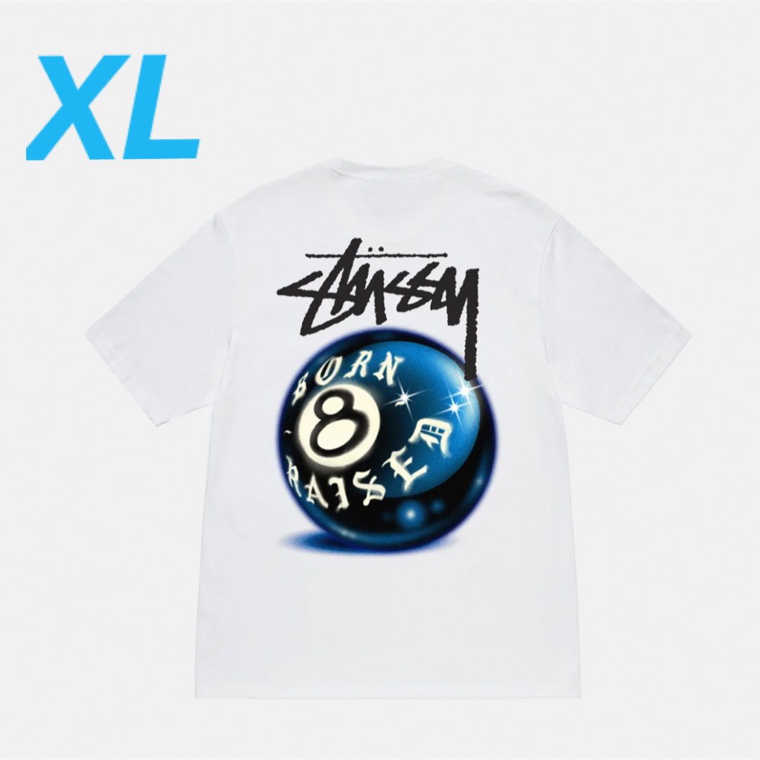 STÜSSY & BORN X RAISED 8 BALL TEE XLTシャツ/カットソー(半袖/袖なし)