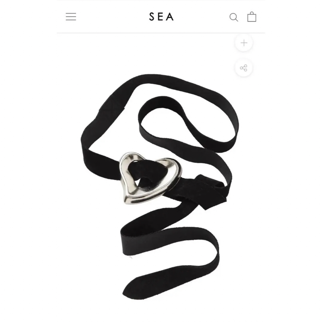 専用sea rie シー ビッグハートスエードベルト(シルバー) ベルト 専用sea rie シー ビッグハートスエードベルト(シルバー) ベルト